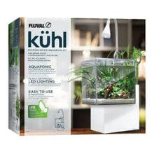 Charger l'image dans la galerie, Aquarium équipé Fluval Kühl pour l’aménagement miniature et aquaponie, 8 L (2,1 gal US), blanc