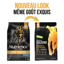 Charger l'image dans la galerie, Aliment SubZero Nutrience Sans grains pour chiens de grande race, formulation Vallée du Fraser, 10 kg (22 lbs)