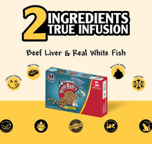 Charger l'image dans la galerie, Benny Bully's Gâteries pour chat - Smart Packs Mini - Foie de bœuf et poisson 18 gr