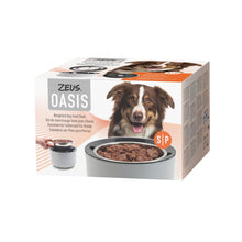 Charger l'image dans la galerie, Bol lesté Zeus Oasis pour nourriture pour chiens - Gris pâle