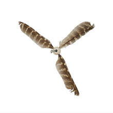 Charger l'image dans la galerie, Bud'z Jouet pour chat - Duo hélicoptère rayé et plumes - 15 cm