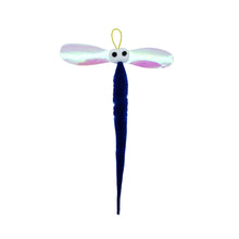 Charger l'image dans la galerie, Bud'z Jouet pour chat - Duo libellule bleue et rubans - 25 cm
