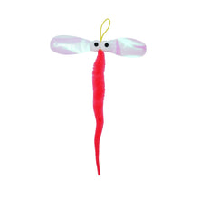 Charger l'image dans la galerie, Bud'z Jouet pour chat - Duo libellule rose et rubans - 25 cm