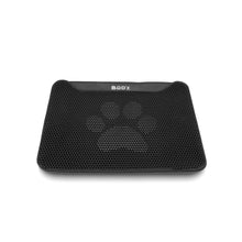 Charger l'image dans la galerie, Bud'z Tapis à litière à double couche - Motif de pattes - Noir