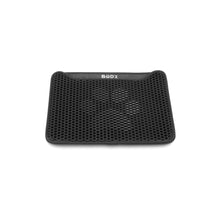 Charger l'image dans la galerie, Bud'z Tapis à litière à double couche - Motif de pattes - Noir