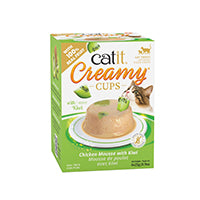 Charger l'image dans la galerie, Mousse Catit Creamy Cups, Poulet avec kiwi, 4 x 25 g