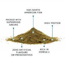 Charger l'image dans la galerie, Crumps' Naturals Gâteries pour chien - Flocons à saupoudrer - Poisson + Superaliment vert 110 gr