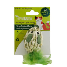Charger l'image dans la galerie, Define Planet Jouet pour chat - Souris de plumes sur paille