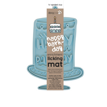Charger l'image dans la galerie, Dexypaws Tapis De Léchage Stimulant En Forme De Gâteau De Fête, Bleu