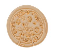 Charger l'image dans la galerie, Dexypaws Tapis De Léchage Stimulant En Forme De Pizza, Jaune