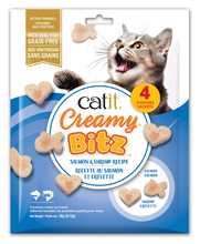 Charger l'image dans la galerie, GÂTERIES CATIT CREAMY BITZ Saumon et crevette