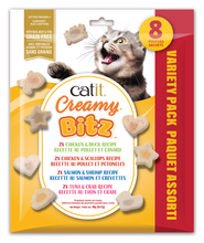 Charger l'image dans la galerie, GÂTERIES CATIT CREAMY BITZ Paquet de 8 assorti