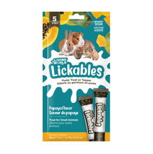 Charger l'image dans la galerie, Gâteries Lickables Living World pour petits animaux, saveur de papaye, 5 tubes (10 g)