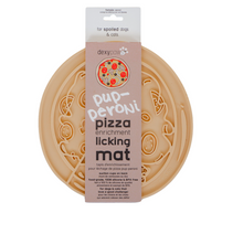 Charger l'image dans la galerie, Dexypaws Tapis De Léchage Stimulant En Forme De Pizza, Jaune