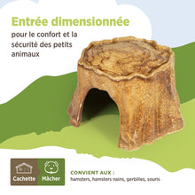 Charger l'image dans la galerie, Living World Cachette comestible - Souche d'arbre - Brune - 150 gr (5,2 oz)