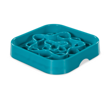 Charger l'image dans la galerie, Messy Mutts Bol Ralentisseur Carré Pour Chien, vert