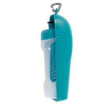 Charger l'image dans la galerie, Messy Mutts Bouteille d'eau de voyage compressible avec bol amovible, Bleue