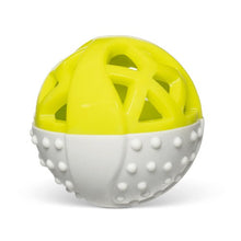 Charger l'image dans la galerie, Messy Mutts "Totally Pooched, Catch 'N Squeak" Jouet balle en caoutchouc pour chien, Verte