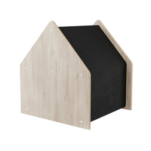 Charger l'image dans la galerie, Noba Origin Le Chalet Noba - Maison griffable pour chat - Noir