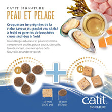 Charger l'image dans la galerie, Nourriture Catit Signature avec cru séché à froid pour chats adultes - Repas de poisson océanique - Peau et pelage