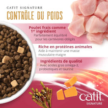 Charger l'image dans la galerie, Nourriture Catit Signature avec cru séché à froid pour chats adultes - Repas de poulet - Contrôle du poids