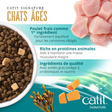 Charger l'image dans la galerie, Nourriture Catit Signature avec cru séché à froid pour chats âgés - Repas de poulet