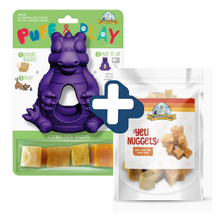 Charger l'image dans la galerie, Yeti Puff and PLay - jouet et gâterie au lait de yak - KIT MAUVE