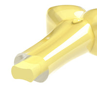 Charger l'image dans la galerie, Os Duo Zeus, parfum de noix de coco, jaune, 18 cm (7 po)