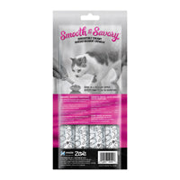 Charger l'image dans la galerie, Régals à lécher Smooth & Savory Zoë pour chats, Saumon et crevettes, paquet de 4