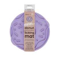 Charger l'image dans la galerie, Dexypaws Tapis De Léchage Stimulant En Forme De Beignet, Mauve