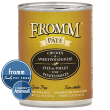 Charger l'image dans la galerie, Conserve pour chien FROMM - Caisse de 12- PÂTÉ DE POULET ET DE PATATES DOUCES Sans Grains