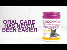 Charger et lire la vidéo dans la visionneuse de la Galerie, Plaque Off - Poudre dentaire pour chats 40 g