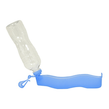 Charger l'image dans la galerie, Distributeur d’eau portatif avec bouteille à eau de 500 ml, bleu – Dogit