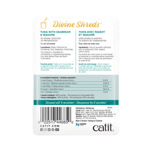 Charger l'image dans la galerie, Garniture Divine Shreds pour chats, Thon avec pageot et wakamé, 75 g - Boutique Le Jardin Des Animaux -Gâterie pour chatBoutique Le Jardin Des Animaux44685