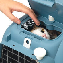 Charger l'image dans la galerie, Cage de transport Catit pour chats, petite, bleu gris - Boutique Le Jardin Des Animaux -CageBoutique Le Jardin Des Animaux41382