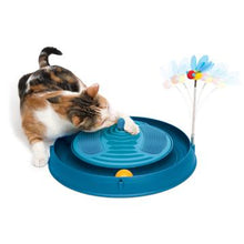 Charger l'image dans la galerie, Circuit 3 en 1 avec balle, bandes de massage et herbe à chat Catit Play, bleu, 36 cm (14 po) - Boutique Le Jardin Des Animaux -Jouet chatBoutique Le Jardin Des Animaux-43001