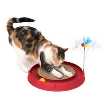 Charger l'image dans la galerie, Circuit 3 en 1 avec balle et planche à griffer Catit Play, rouge, 36 cm (14 po) - Boutique Le Jardin Des Animaux -Jouet chatBoutique Le Jardin Des Animaux43000