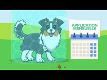 Charger et lire la vidéo dans la visionneuse de la Galerie, K9 Praventa 360 traitement contre les puces et les tiques pour chiens de taille moyenne, 4,6 kg à 11 kg, 3 ou 6 tubes