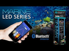 Charger et lire la vidéo dans la visionneuse de la Galerie, Appareil d'éclairage à DEL Marine 3.0 Fluval avec fonctionnalité Bluetooth pour aquarium Flex d'eau de mer, 123 L /32,5 gal US