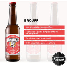 Charger l'image dans la galerie, La bière pour chiens Brouff, 250 ml. par bouteille - Boutique Le Jardin Des Animaux -Gâterie pour chienBoutique Le Jardin Des AnimauxBR001960