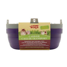 Charger l'image dans la galerie, Living World Cage de transport violette pour petit mammifères - Boutique Le Jardin Des Animaux -Accessoire petit mammifèreBoutique Le Jardin Des Animaux60887