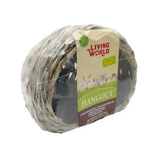 Charger l'image dans la galerie, Living World Hutte Hangout en jonc naturel tissé pour petits mammifères - Boutique Le Jardin Des Animaux -Accessoire petit mammifèreBoutique Le Jardin Des Animaux61440