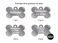 Charger l'image dans la galerie, Médaille collection basic, OS GRAND, couleurs variées - Boutique Le Jardin Des Animaux -médailleBoutique Le Jardin Des Animaux