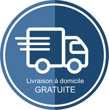 Charger l'image dans la galerie, Médaille collection Charms, CERCLE ROUGE FLOCON DE NEIGE BLANC, GRAND - Boutique Le Jardin Des Animaux -médailleBoutique Le Jardin Des AnimauxYM07