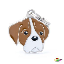 Charger l'image dans la galerie, Médaille pour chien collection Friends, BOXER, Couleurs variées - Boutique Le Jardin Des Animaux -médailleBoutique Le Jardin Des AnimauxMF34BROWNWHITE