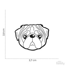 Charger l'image dans la galerie, Médaille pour chien collection Friends, CARLIN, Couleurs variées - Boutique Le Jardin Des Animaux -médailleBoutique Le Jardin Des AnimauxMF18