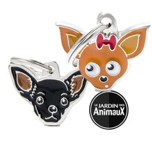 Charger l'image dans la galerie, Médaille pour chien collection Friends, CHIHUAHUA, Couleurs variées - Boutique Le Jardin Des Animaux -médailleBoutique Le Jardin Des AnimauxMF23BLACK