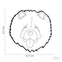 Charger l'image dans la galerie, Médaille pour chien collection Friends, CHOW CHOW - Boutique Le Jardin Des Animaux -médailleBoutique Le Jardin Des AnimauxMF10