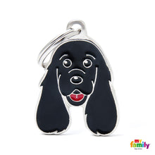 Charger l'image dans la galerie, Médaille pour chien collection Friends, ÉPAGNEUIL COCKER, Couleurs variées - Boutique Le Jardin Des Animaux -médailleBoutique Le Jardin Des AnimauxMF12BLACK