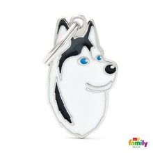 Charger l'image dans la galerie, Médaille pour chien collection Friends, HUSKY, Couleurs variées - Boutique Le Jardin Des Animaux -médailleBoutique Le Jardin Des AnimauxMF13WHITEBLACK